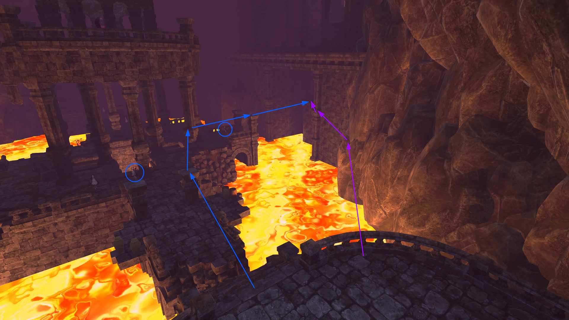 Lava Ruins Crossroads